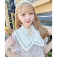 ROJITA/ロジータ ROJITA 推しカラーリボン付ハートパールブローチ/507167819