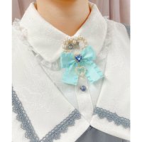 ROJITA/ロジータ ROJITA 推しカラーリボン付ハートパールブローチ/507167819