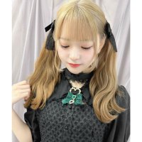 ROJITA/ロジータ ROJITA 推しカラーリボン付ハートパールブローチ/507167819