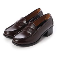 GIO&GIA/ジオアンドジア GIO&GIA レディース 学生靴 ヒールアップ(+5cm) スクール ローファ 軽量 通勤 通学 撥水加工 軽量 防滑 防臭 衝撃緩衝性 履き/507170669