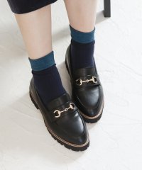 masyugirl/マシュガール masyugirl 【masyugirl(マシュガール)】【4E幅広・大きいサイズ】ビットモチーフ厚底ローファー SOROTTO/507171673
