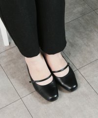 masyugirl/マシュガール masyugirl 【masyugirl(マシュガール)】【4E幅広・大きいサイズ】かかとクッション付きスクエアトゥのストラップフォーマルパンプス/507171680