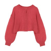 KOBE LETTUCE/コウベレタス KOBE LETTUCE 前後2way透かし編みニットカーディガン [C5987]/507171761