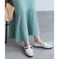 KOBE LETTUCE/コウベレタス KOBE LETTUCE 編み込みTストラップローファー [I2518]/507172494