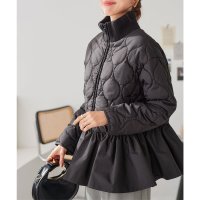 KOBE LETTUCE/コウベレタス KOBE LETTUCE ペプラムキルティング中綿ブルゾンコート [K1251]/507172546