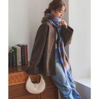KOBE LETTUCE/コウベレタス KOBE LETTUCE ニットスヌード付きノーカラーコート [K1268]/507172551