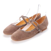 ground green store/グラウンドグリーンストア ground green store スタッズストラップフラットパンプス/507172869
