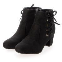 Mafmof/Realta(レアルタ) サイド編み上げレースアップの ショートブーツ/507173035