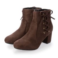 Mafmof/Realta(レアルタ) サイド編み上げレースアップの ショートブーツ/507173035