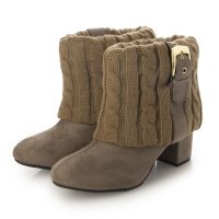 Mafmof/マフモフ Mafmof Realta(レアルタ)6cmヒールニットショートブーツ/507173041