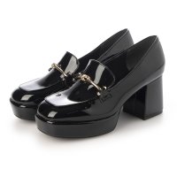Mafmof/マフモフ Mafmof ElvisLuce(エルビスルーチェ)7.5cmヒール厚底ブロックヒールローファーパンプス/507173425