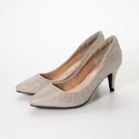 Mafmof/DulcisRegalo(ドルキスレガロ) 結婚式などでも使えるオケージョンラメ パンプス/507173448