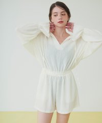 SEA DRESS/リラックス長袖オールインワン/ラッシュガード/507173659