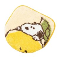 cinemacollection/シネマコレクション cinemacollection スヌーピー トイレ用品 兼用ふたカバー フレッシュフルーツ イエロー ピーナッツ センコー 温水洗浄 暖房/507174830