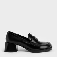 CHARLES & KEITH/アシメトリック ペニーローファーミュール 【再入荷】/507175282