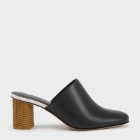 CHARLES & KEITH/ラタンブロックヒール ミュール/507175308