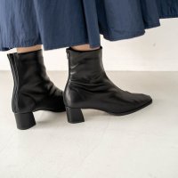 Launa lea/ラウナレア Launa lea ストレッチスクエアトゥショートブーツ(0548)/507175394