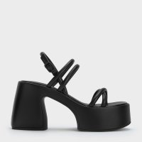 CHARLES & KEITH/Nerissa ネリッサ チューブラープラットフォームサンダル 【再入荷】/507175438