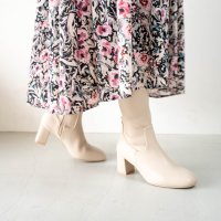 Launa lea/ラウナレア Launa lea スクエアトゥストレッチロングブーツ(S140)/507175772