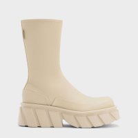 CHARLES & KEITH/Abeerden アバディーン サイドジッププラットフォームブーツ 【再入荷】/507175985