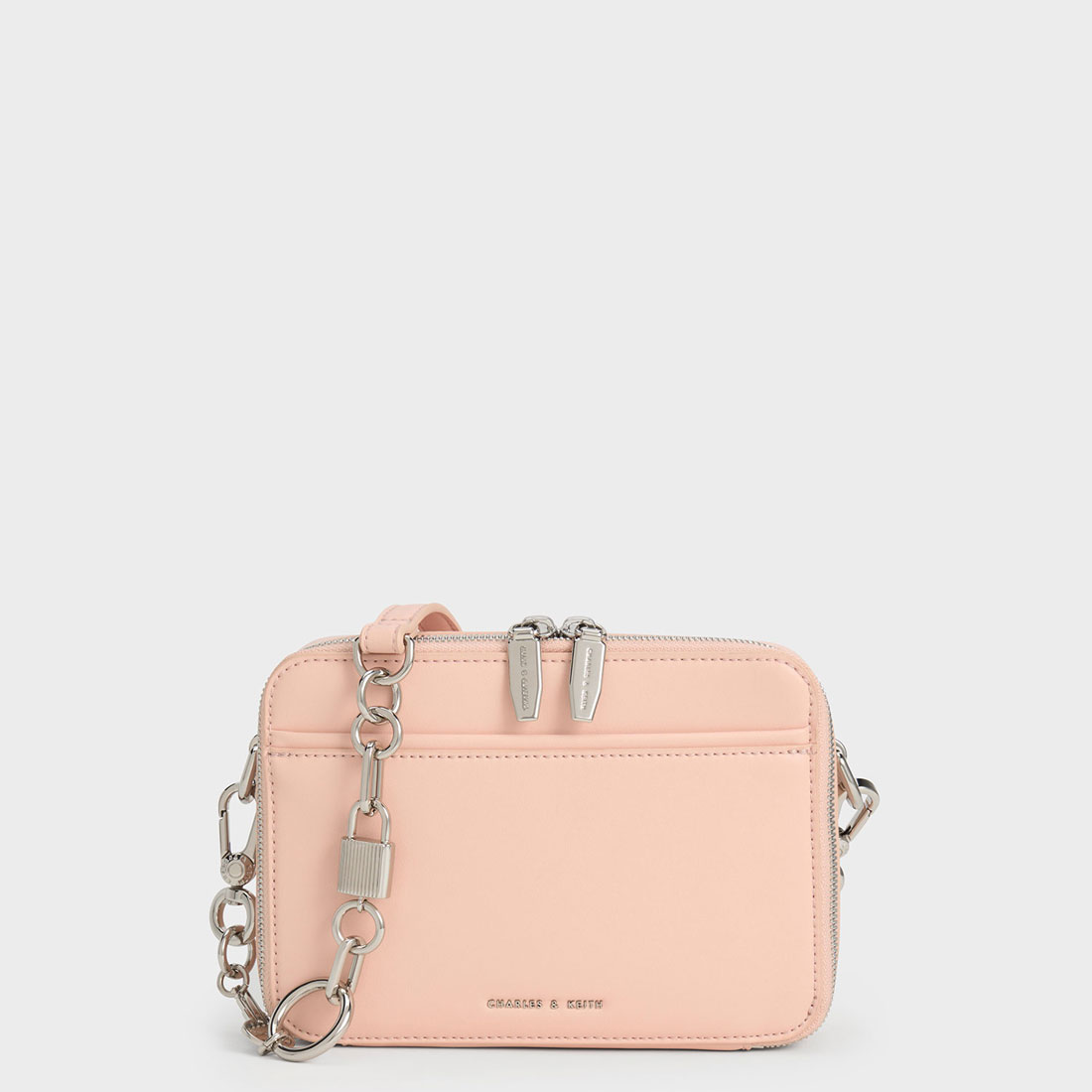 チャールズアンドキース　ハンドバッグ ジッパーディテールハンドバッグ / ZIPPER DETAIL HANDBAG