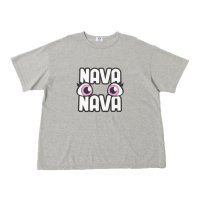 NAVANAVA/ナバナバ NAVANAVA NAVANAVAロゴ 半袖Tシャツクルーネック/507176957