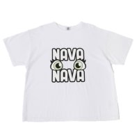 NAVANAVA/ナバナバ NAVANAVA NAVANAVAロゴ 半袖Tシャツクルーネック/507176957