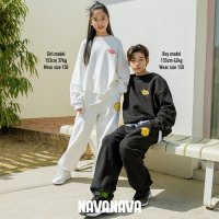 NAVANAVA/ナバナバ NAVANAVA スマイルロゴ スウェットロングパンツ/507177024
