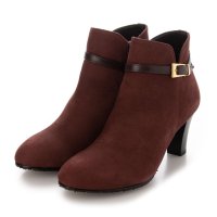 BARCLAY/【本革 / 日本製】 バークレー BARCLAY 雪寒地対応ソール使用 ベルトモチーフ ミドルヒール ベーシックショートブーツ/507178226
