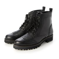 BARCLAY/【本革 / 日本製】 バークレー BARCLAY タンクソール ウイングチップデザイン レースアップブーツ/507178883