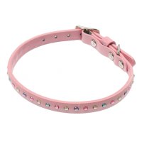 BIRDIE/バーディ BIRDIE パールビーズカラー 25 小型犬・猫用革首輪【返品不可商品】/507179349