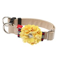 BIRDIE/バーディ BIRDIE ロゼットデニムカラー M 小・中型犬用首輪【返品不可商品】/507179424