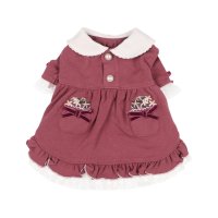 BIRDIE/バーディ BIRDIE Luxe birdie ロマンヌワンピース M ワイン【返品不可商品】/507179462