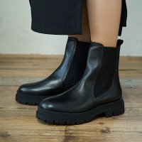 ALPHA CUBIC COLLECTION/アルファキュービックコレクション ALPHA CUBIC COLLECTION 撥水本革 トラックソールサイドゴアブーツ/507179673