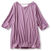 Live in comfort/リブ イン コンフォート Live in comfort 抗菌防臭＆接触冷感がうれしい ゆるっと五分袖スポTシャツ/507179797