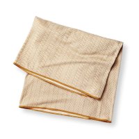Kraso/クラソ Kraso 日差しをさえぎり肌あたりやわらか シルク混のジャカード編みリングストール〈ヘリンボーン〉/507179940