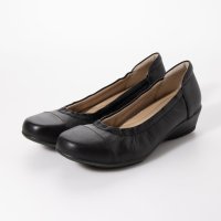 SHOEL/シュール SHOEL 本革切り替えプレーンウエッジパンプス/507179987