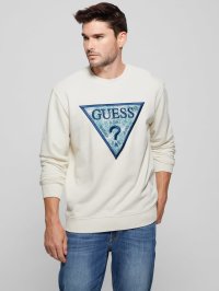 GUESS/ゲス GUESS Eco Triangle Crewneck Sweatshirt/507180307