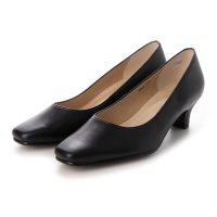 Espresso/エスプレッソ Espresso 柔らかレザー 楽ちんローヒール プレーンパンプス/507181412