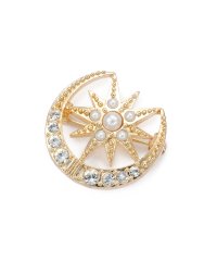 LANVIN en Bleu(JEWELRY)/ランバン オン ブルー LANVIN en Bleu 月モチーフ ブローチ/507187453