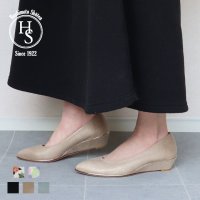 HS/エイチエス HS 【日本製】 HS ウェッジソール サテン パンプス/507199655