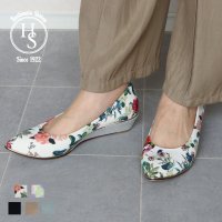 HS/エイチエス HS 【日本製】 HS ウェッジソール サテン パンプス/507199655