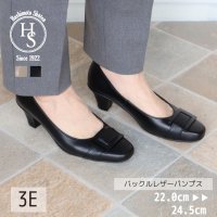 HS/エイチエス HS 【日本製】 HS バックル レザー パンプス/507199697