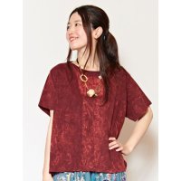 CAYHANE/【チャイハネ】yul アシッドウォッシュTシャツ ワイン/502958809