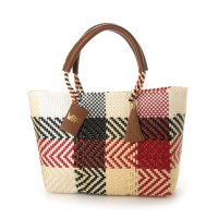 WOVEN/ウーヴン WOVEN メルカドバッグ かごバッグ bk－bag－brown－s/504605877