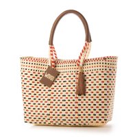 WOVEN/ウーヴン WOVEN メルカドバッグ かごバッグ bk－bag－brown－s/504605877
