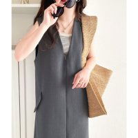 Classical Elf/クラシカルエルフ Classical Elf 上品リラクシーstyle。ポケット付Vネックワンピース/505452341