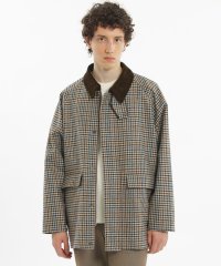 MACKINTOSH PHILOSOPHY/【アニチューブ掲載】【WEB&一部店舗限定】MOON チェック ショートラグランアウター/506456504