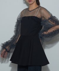 MAISON BREEZE reveur/メゾンブリーズレヴール MAISON BREEZE reveur カットダンボールニット ベアトップ トップス チュニック フレア Aー20023ーB/506863563
