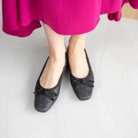Launa lea ballet/ラウナレアバレエ Launa lea ballet グリッタースクエアトゥバレエシューズ(B7606A)/506922371